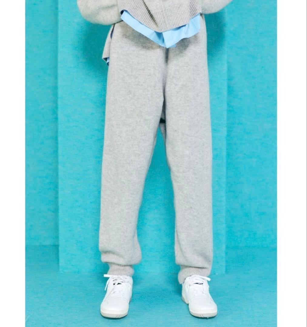 美品　ENFOLD エンフォルド ニットパンツ　38