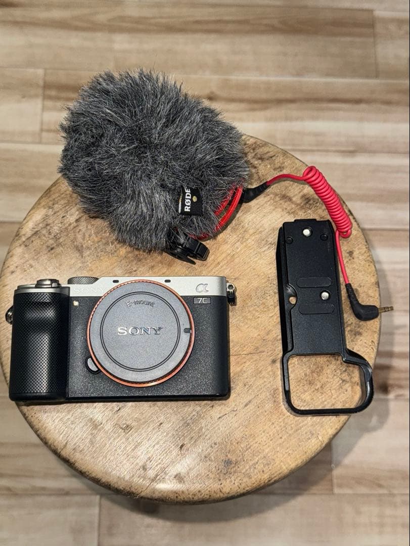Sony α7c 箱無し　マイク　三脚アダプター付き　ilce-7c