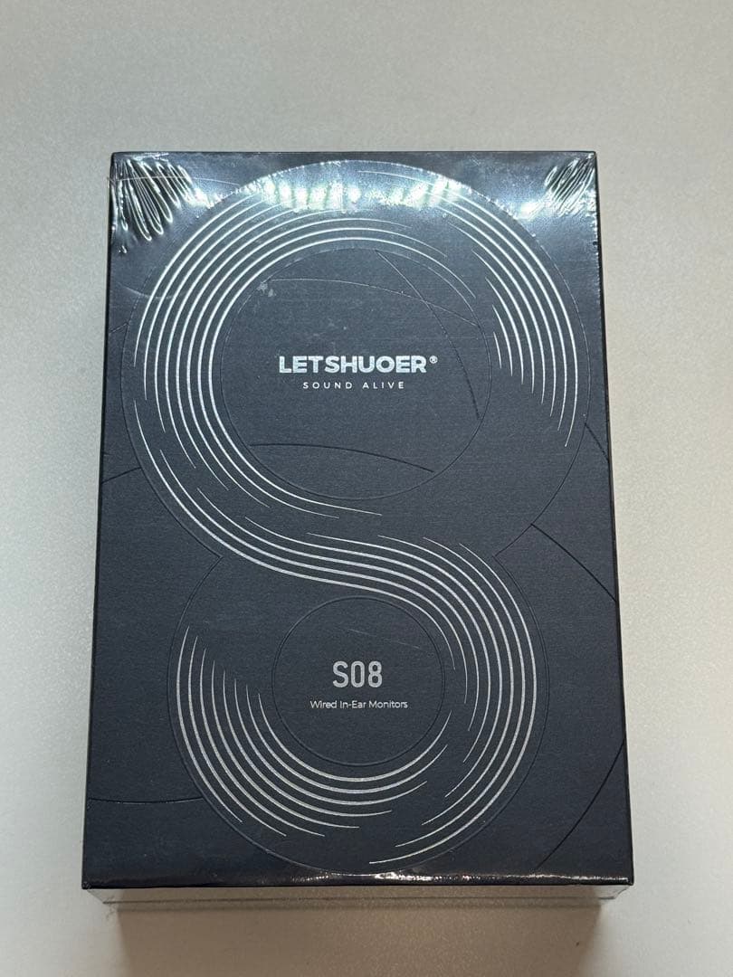 【新品・未開封】LETSHUOER S08 ブラック 有線イヤホン
