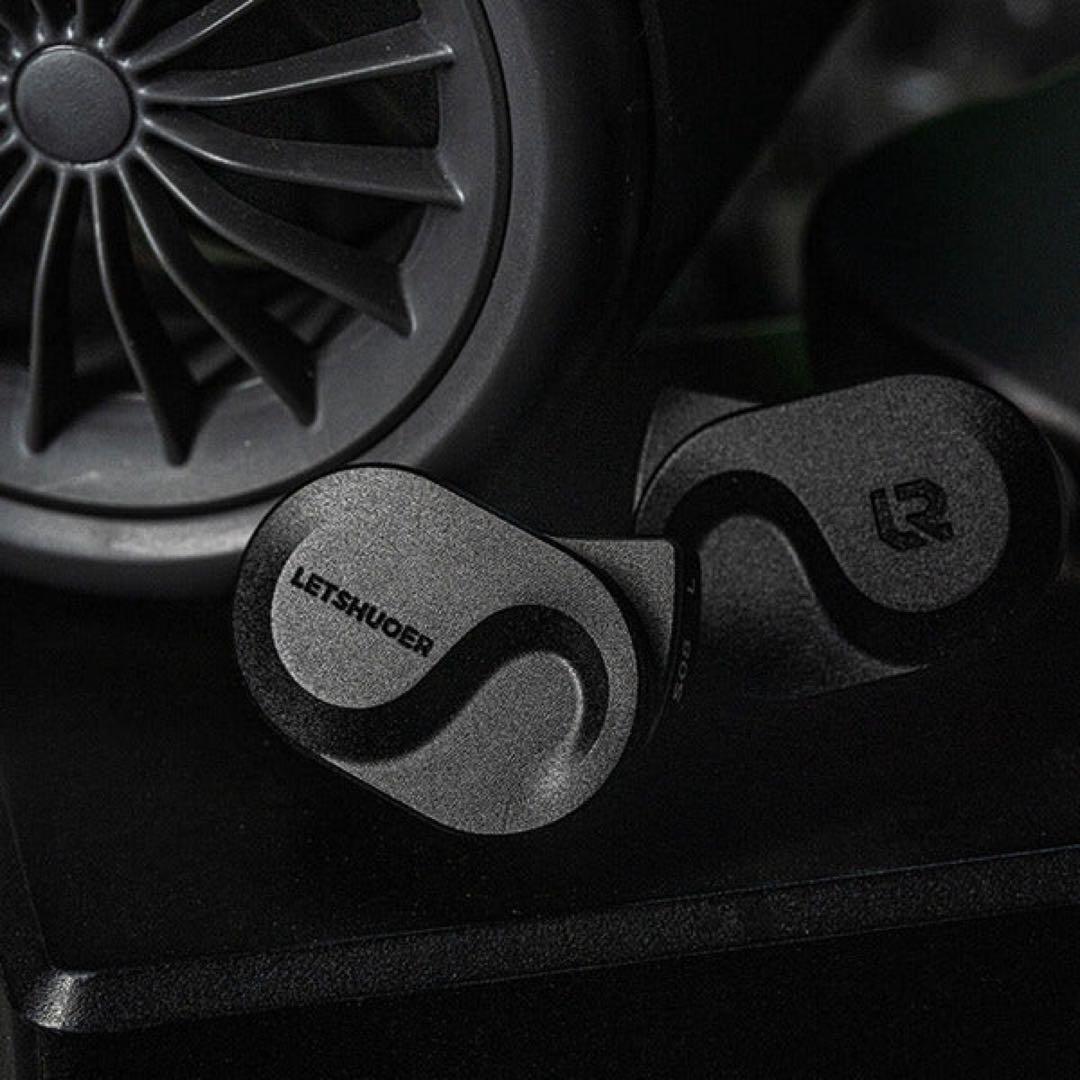 【新品・未開封】LETSHUOER S08 ブラック 有線イヤホン