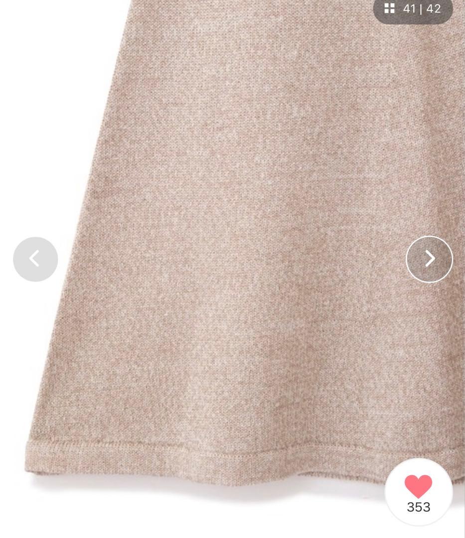 JILL by JILLSTUART ラメツイード配色ニットワンピース