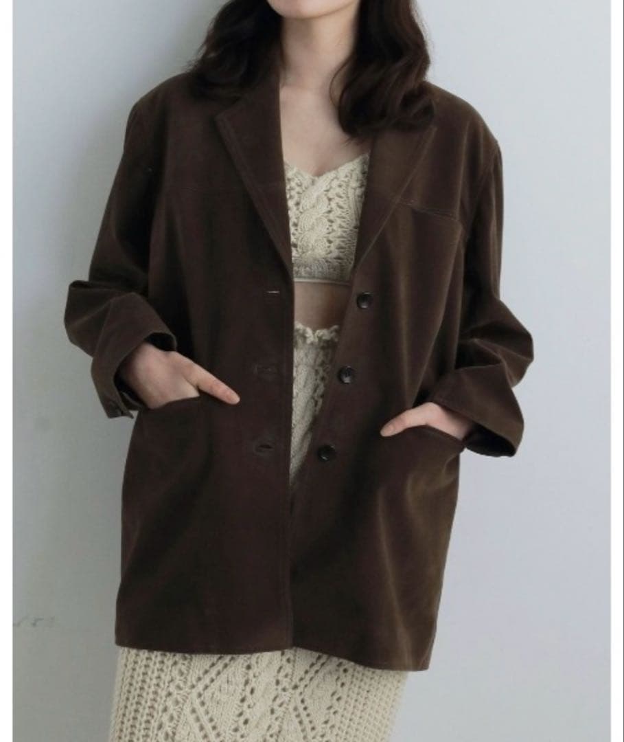 ジャケット・アウター anuke Eco Suede Jacket 36