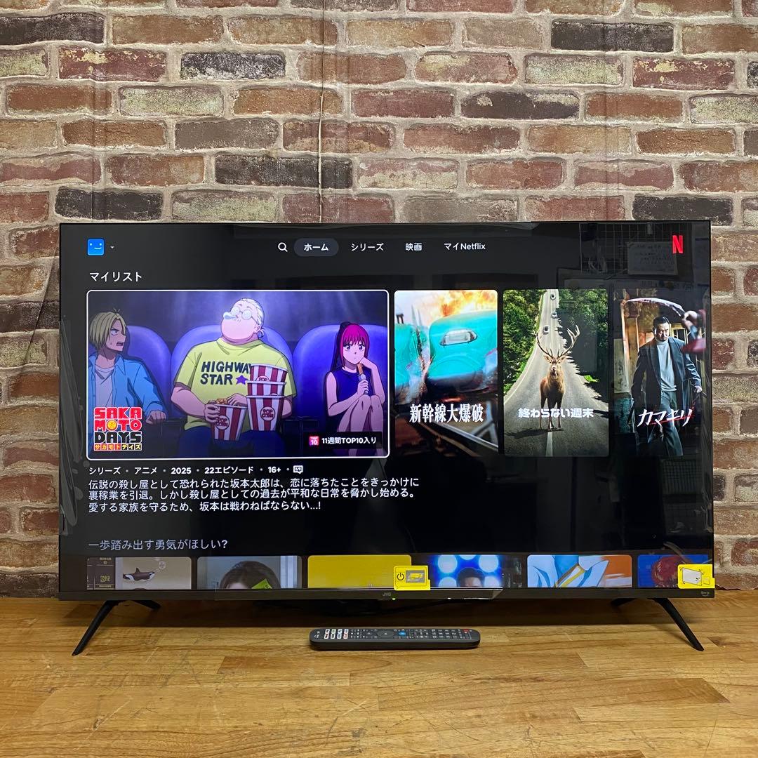 JVC 43V型 4K 液晶テレビ JL-43YS10 fire tv 25年製