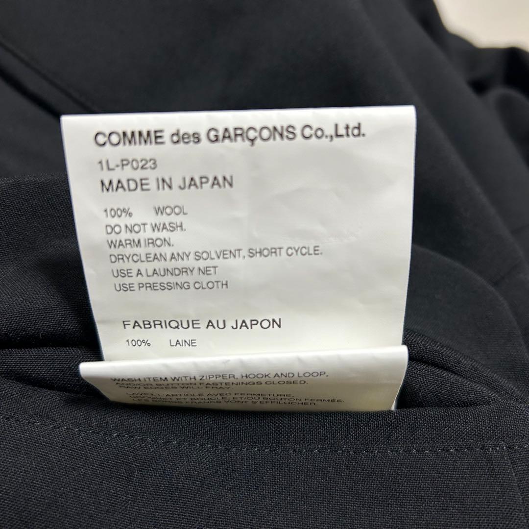 BLACKCOMMEdesGARCONSサイドジップ付ハーフパンツXL美中古