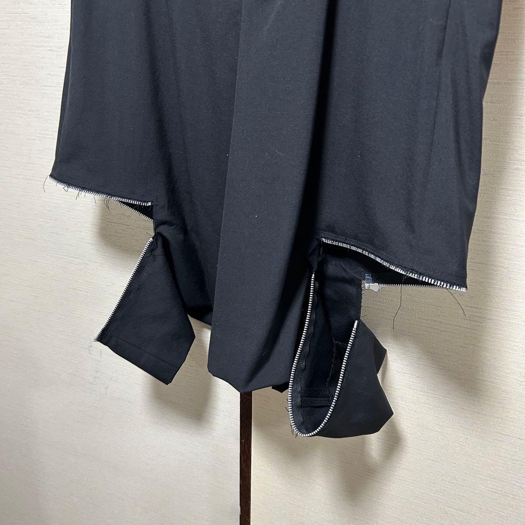 BLACKCOMMEdesGARCONSサイドジップ付ハーフパンツXL美中古