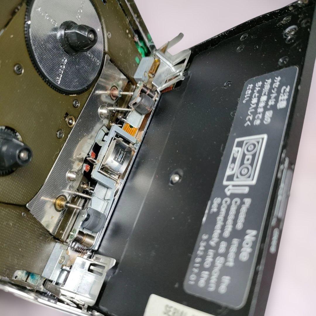 SONY CASSETTE PLAYER WM-F501 ジャンク ケース付