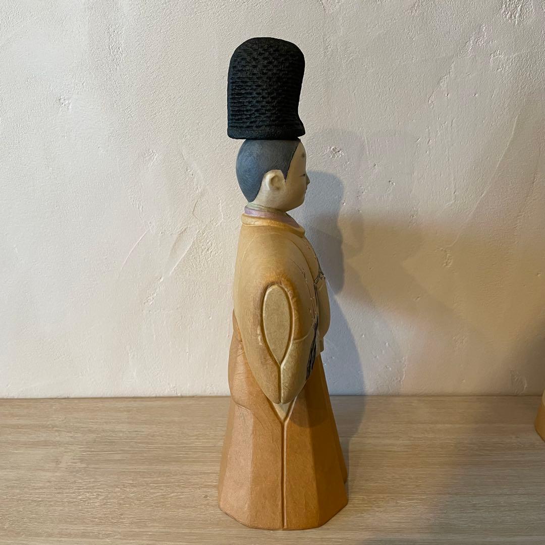 工芸作品　白鳳作　立雛　雛人形　室礼