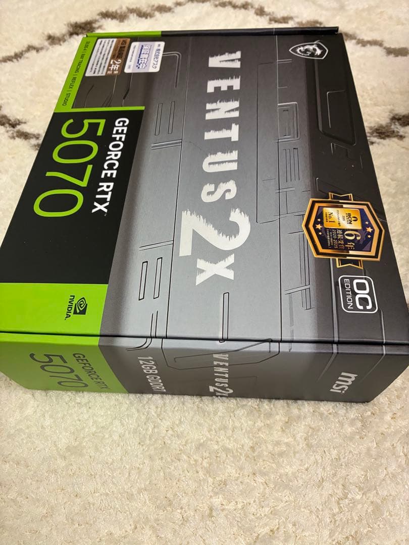 未開封　MSI GeForce RTX 5070 VENTUS 2X OC