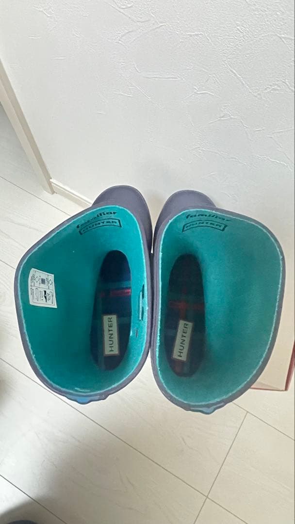 専用　　【HUNTER familiar】 ネイビー 長靴&星ヘアクリップ