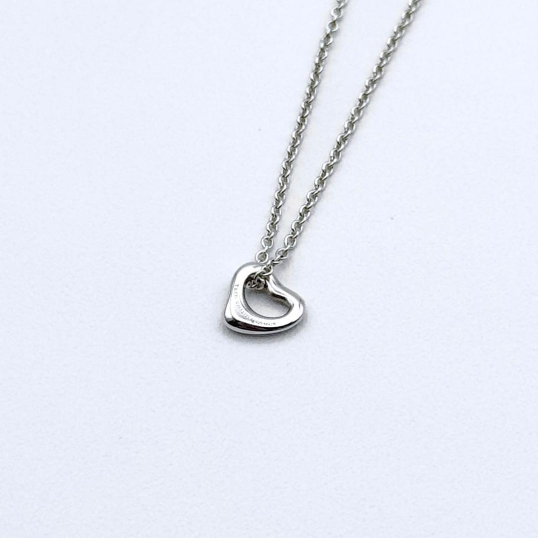 オンライン限定　Tiffany オープンハート　ミニ　7mm シルバーネックレス