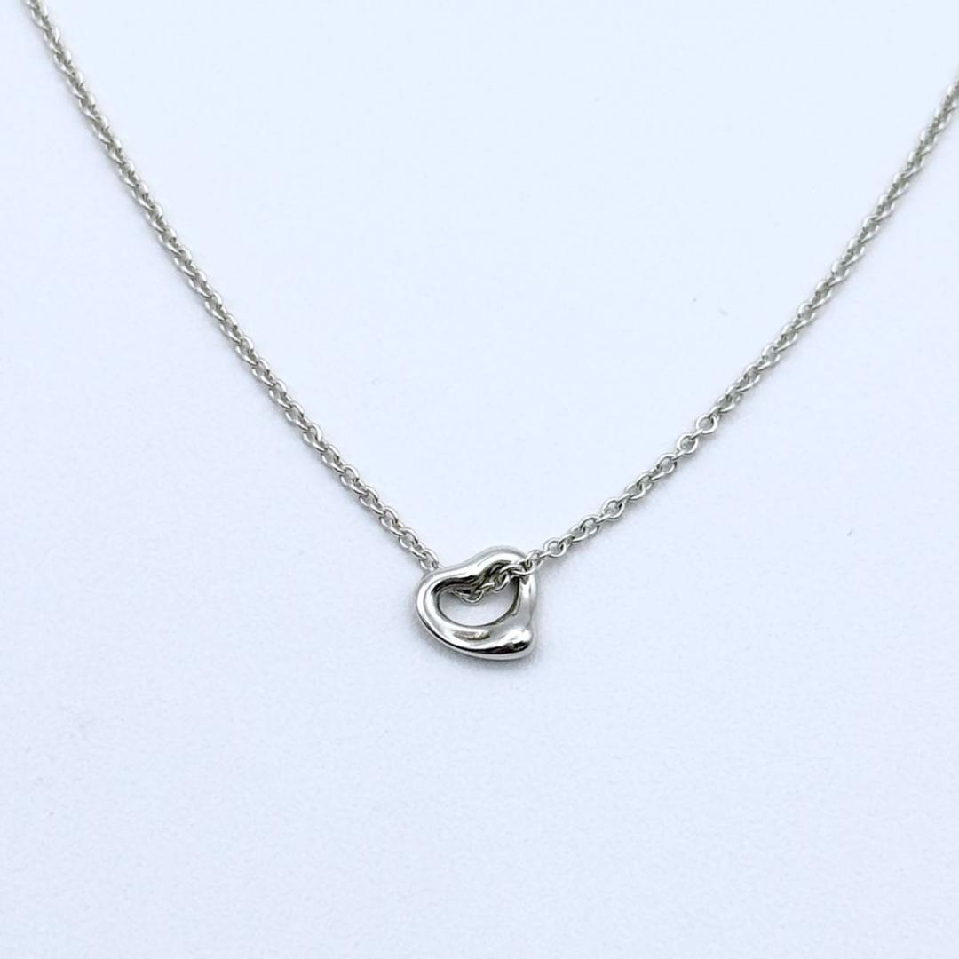 オンライン限定　Tiffany オープンハート　ミニ　7mm シルバーネックレス