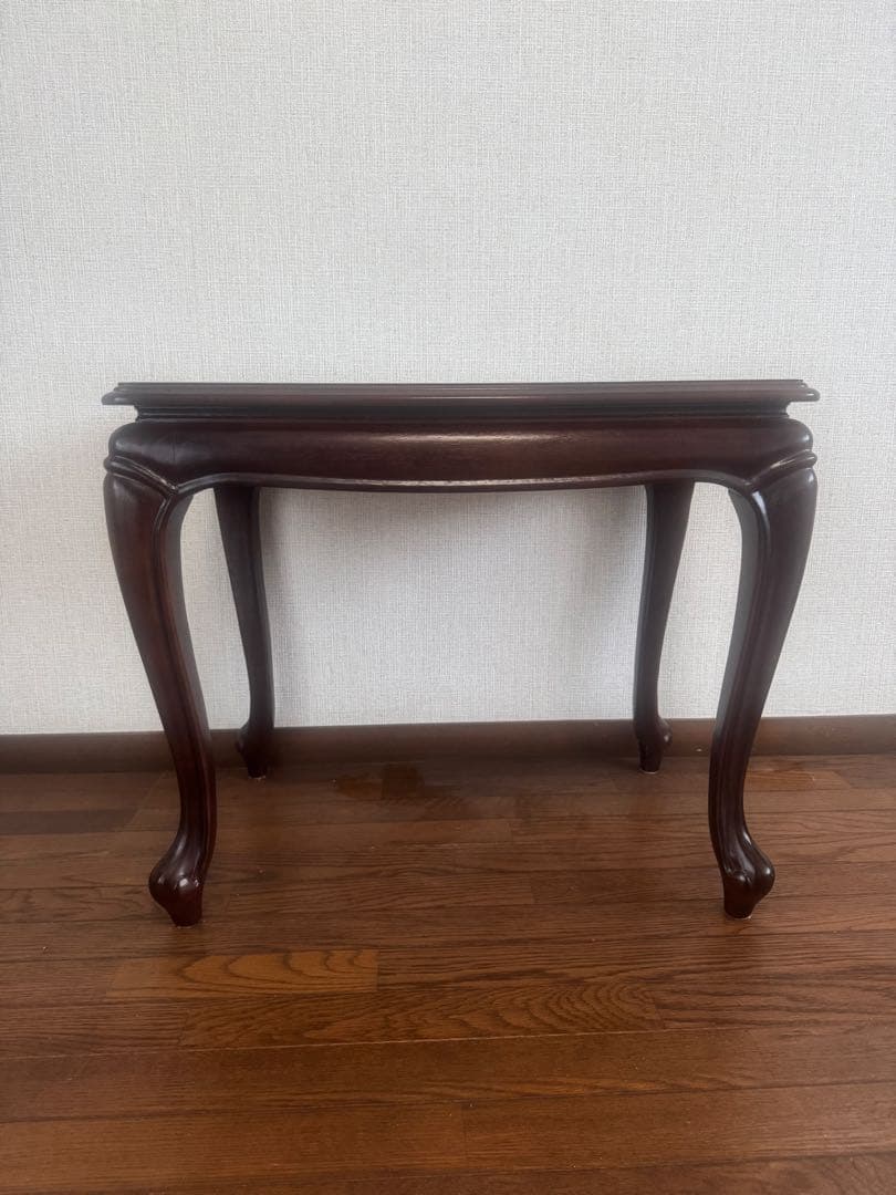 【お値下げ】MARUNI マルニ サイドテーブル 花台　天然木 マキシマム 猫足