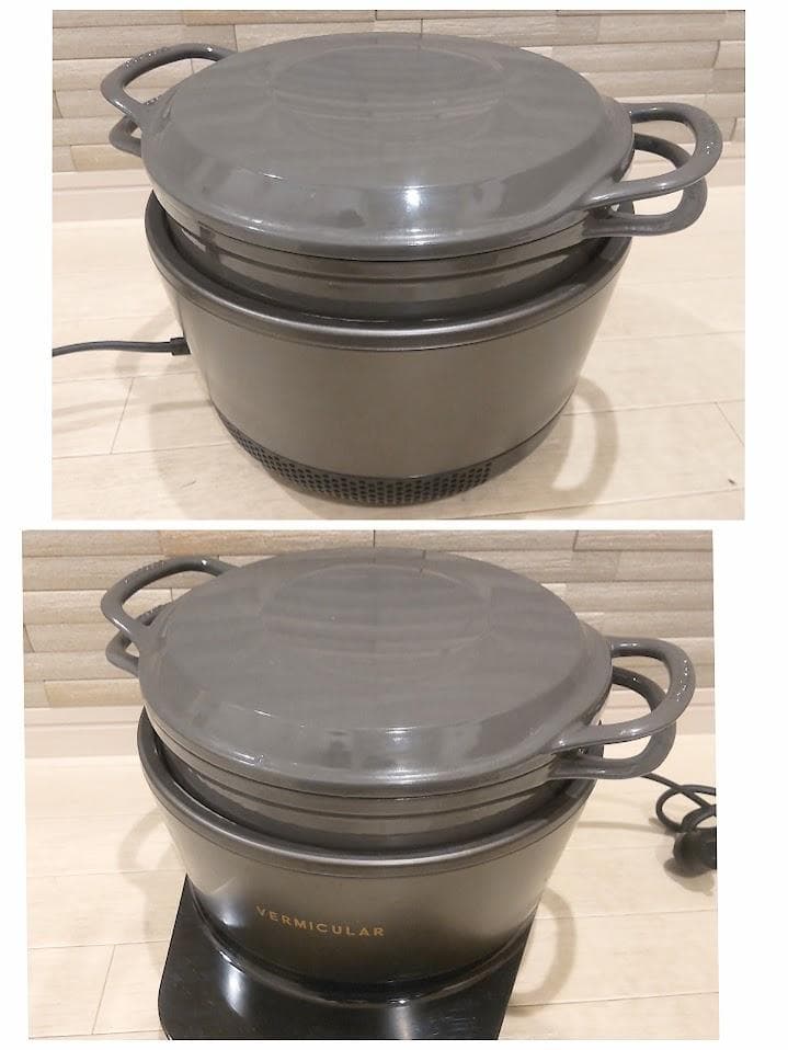 バーミキュラ ライスポット５合　トリュフグレー　RP-23A-GY