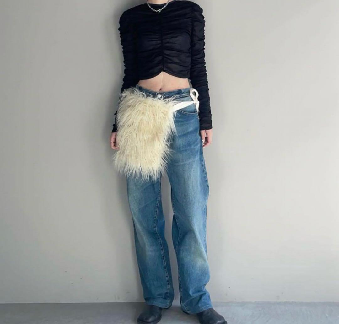 mediam ファーバッグ