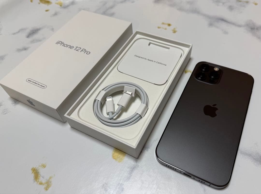【極美品】iPhone12Pro 128GB SIMフリー　グラファイト