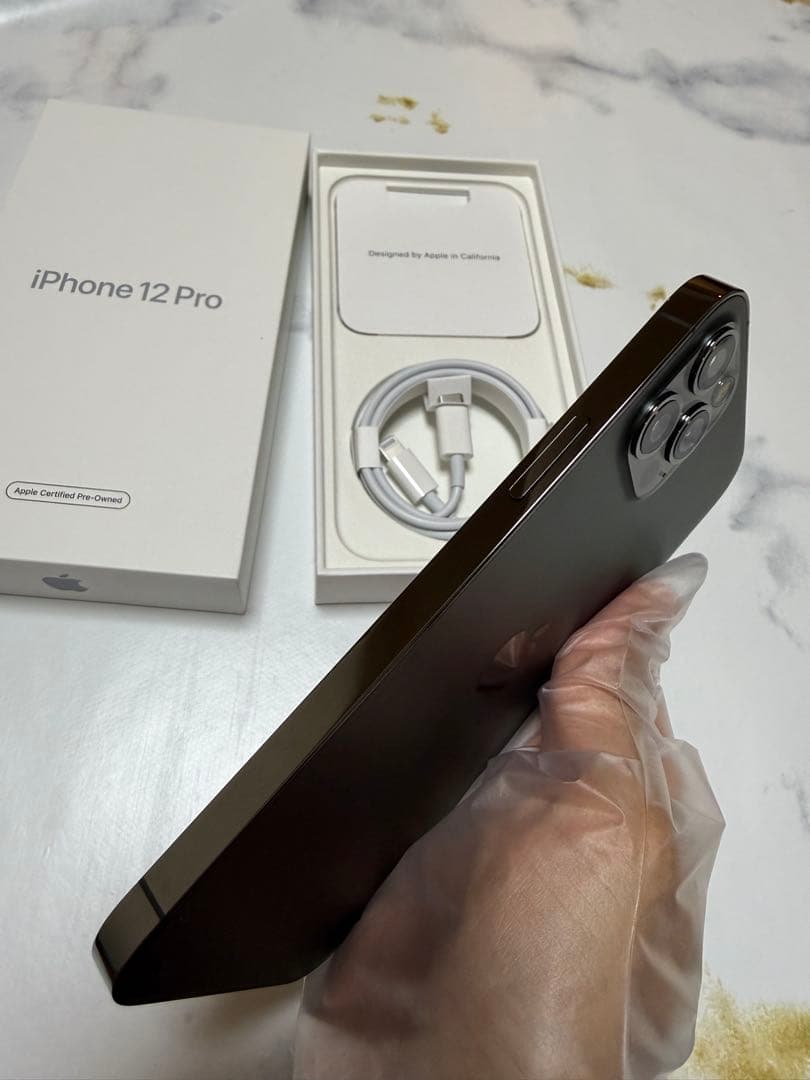 【極美品】iPhone12Pro 128GB SIMフリー　グラファイト