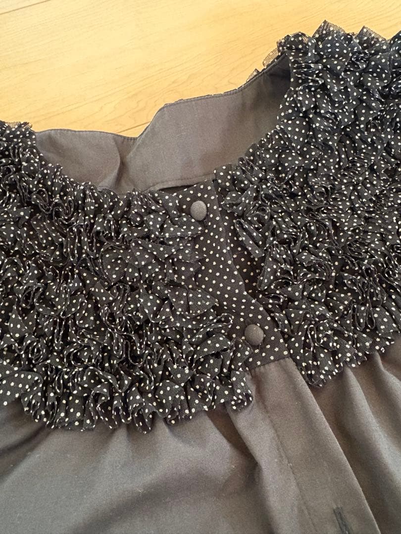 rosymonster ドットミニフリルブラウス　ロージーモンスター