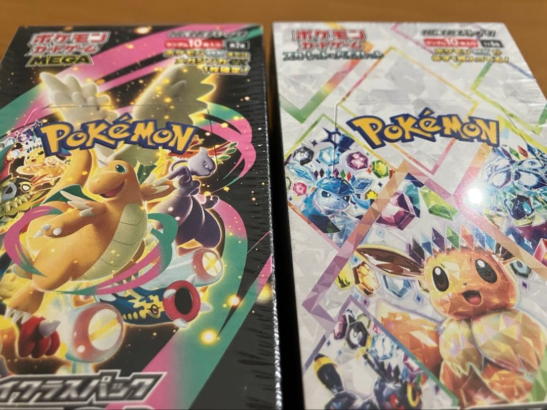 ポケモンカードMEGAドリームex テラスタルフェスex 各1box