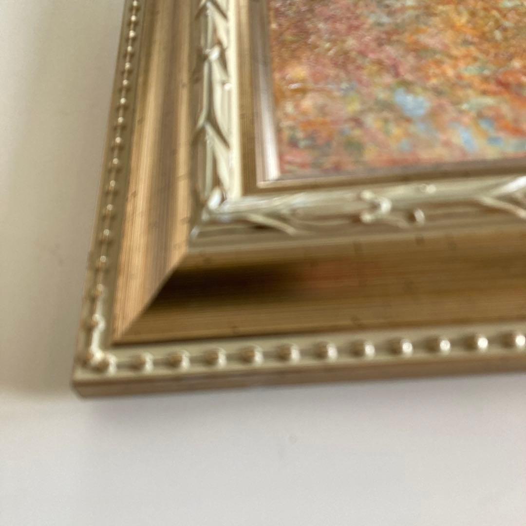 クロード・モネ「秋のアルジャントゥイユ」複製画　額入り世界名画　印象派　風景画