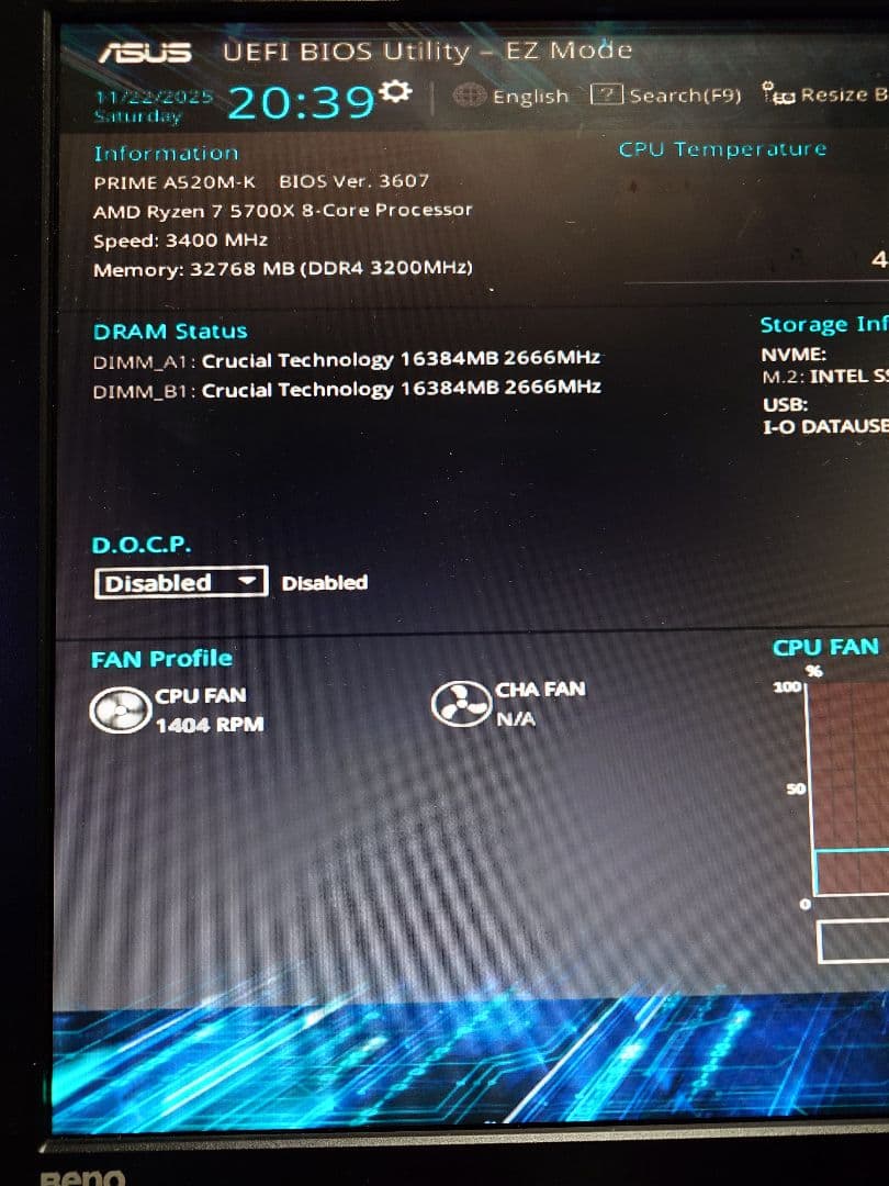 Crucial DDR4 2666 16GB ×2 計 32GB 【動作確認済】