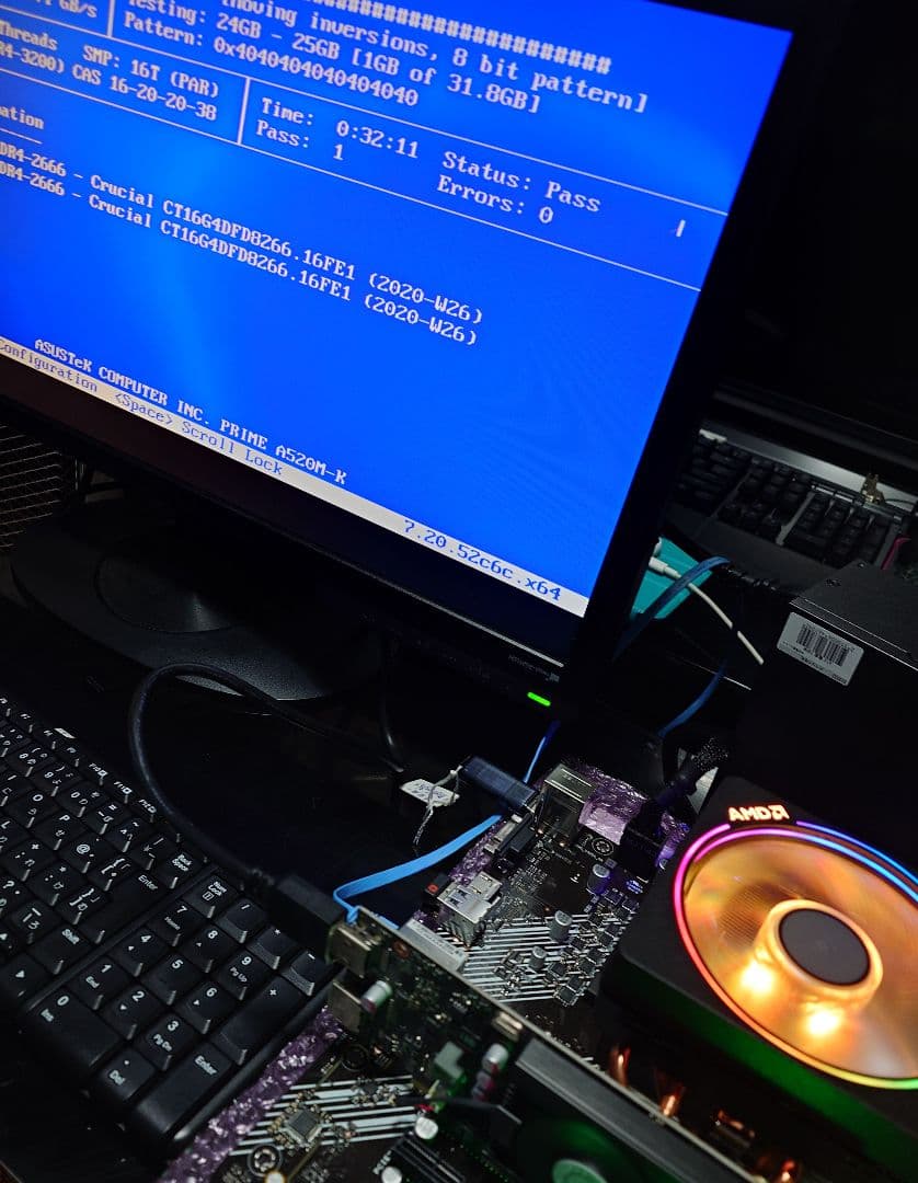 Crucial DDR4 2666 16GB ×2 計 32GB 【動作確認済】