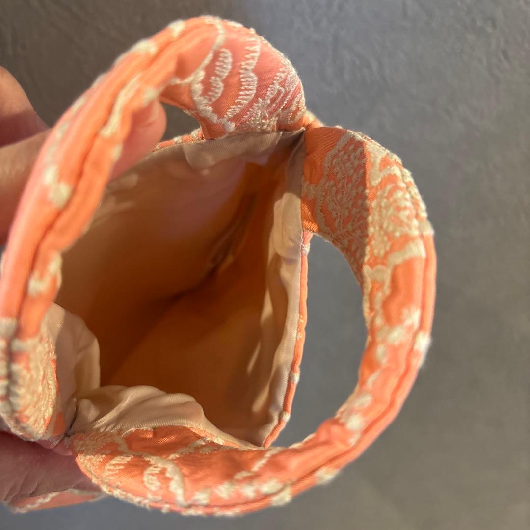 ミナペルホネン　ウズラバッグ　フォレストカード　刺繍　ミニバッグ　貴重　ピンク