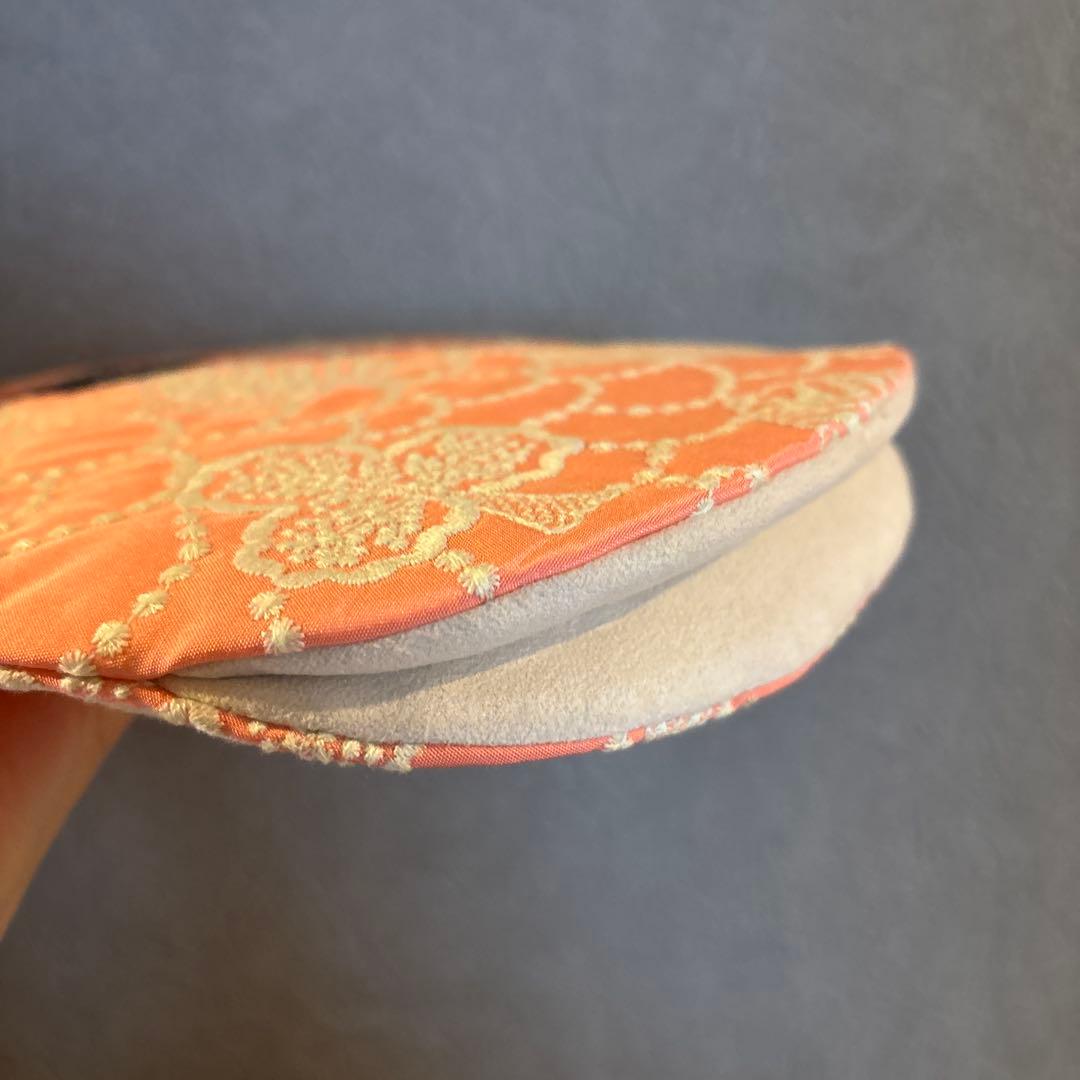 ミナペルホネン　ウズラバッグ　フォレストカード　刺繍　ミニバッグ　貴重　ピンク