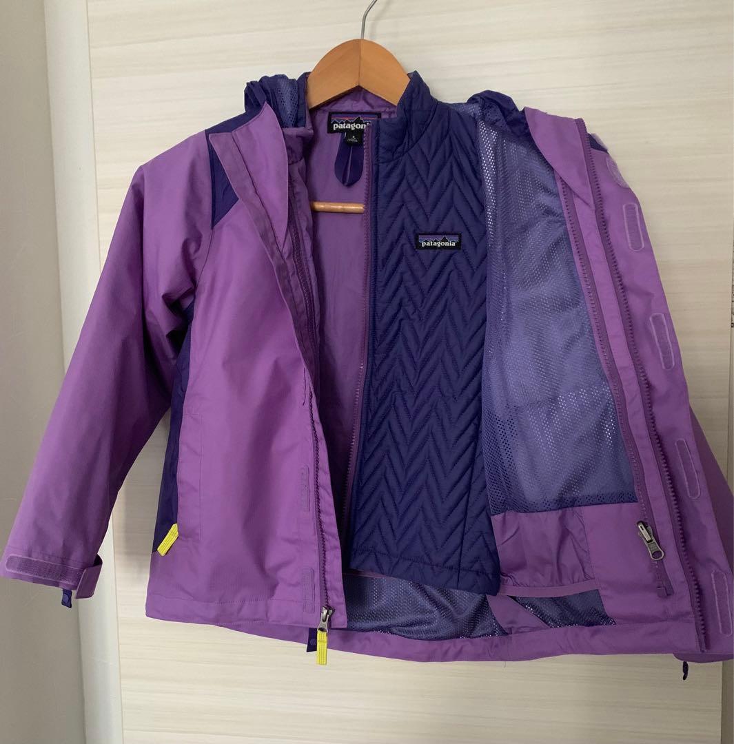 美品Patagonia Girl's 3-IN-1 jacket&pants