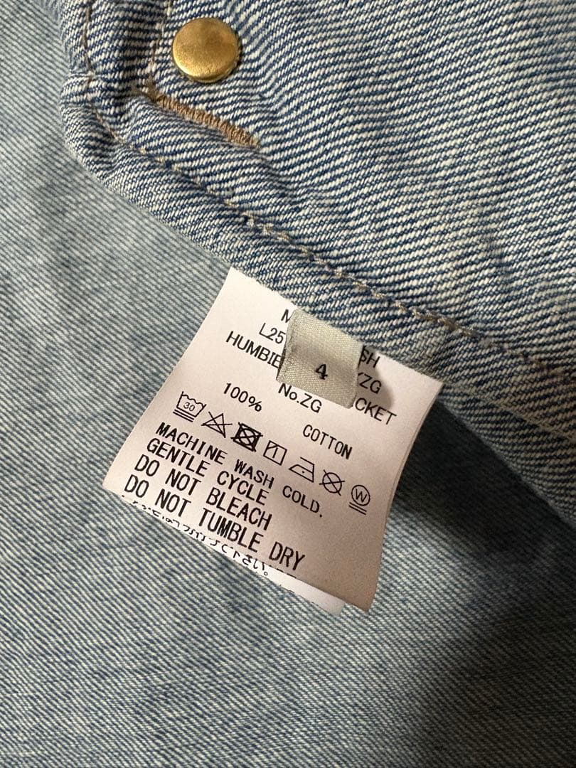 myさま　美品✨完売マッキントッシュ❤️ハンビーデニムジャケットサイズ4タグ付