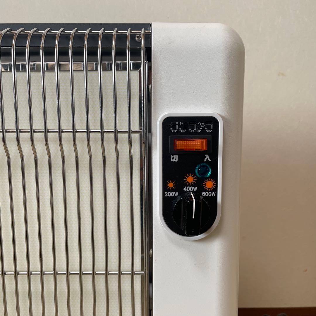 サンラメラ　600W セラミックヒーター ホワイト　✨美品✨