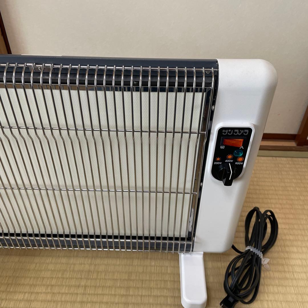 サンラメラ　600W セラミックヒーター ホワイト　✨美品✨