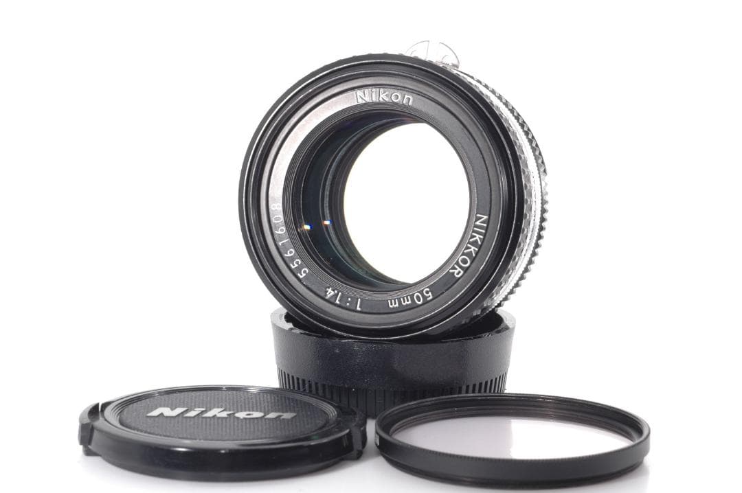 新品級☆保証Nikon NIKKOR 50mm f/1.4 Ai-s MFレンズ