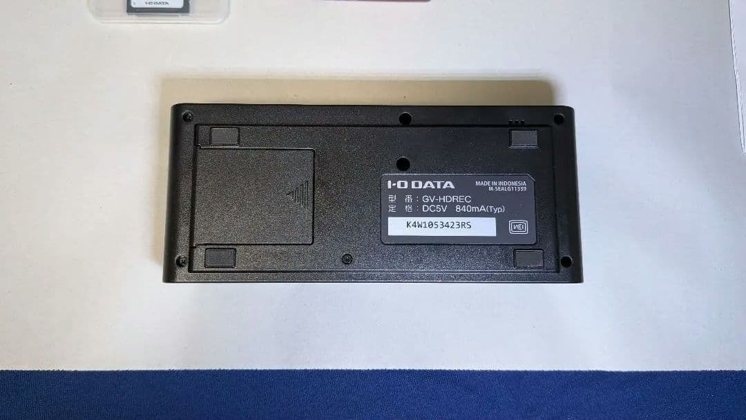 ioデータ ビデオキャプチャー（SDカード・カードリーダー付属）