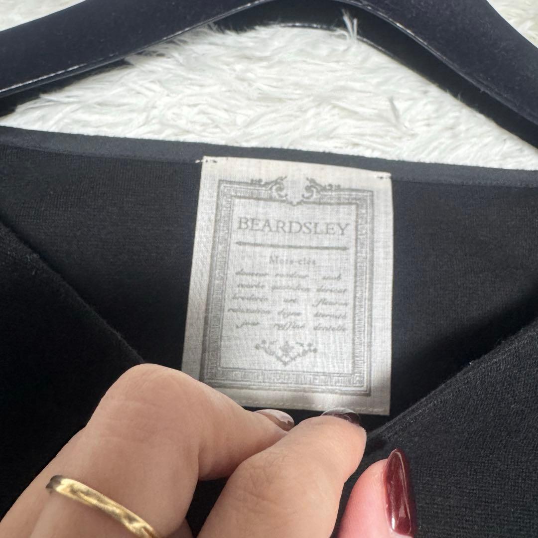 極上美品 BEARDSLEY ビアズリー 裾レース カットソー 定価2.2