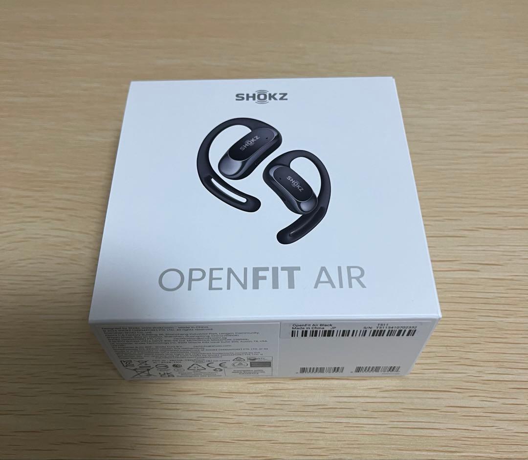 SHOKZ OPENFIT AIR ブラック