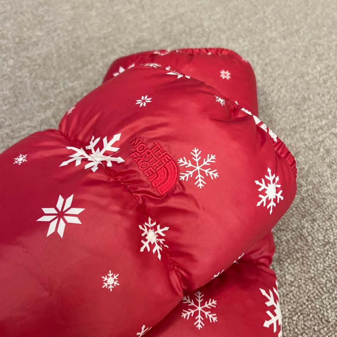 【レア商品！美品】NORTH FACE ノースフェイス　 レッグウォーマー　赤