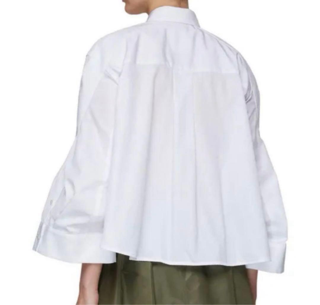 sacai THOMAS MASONコットンポプリンシャツ　ホワイト　23SS