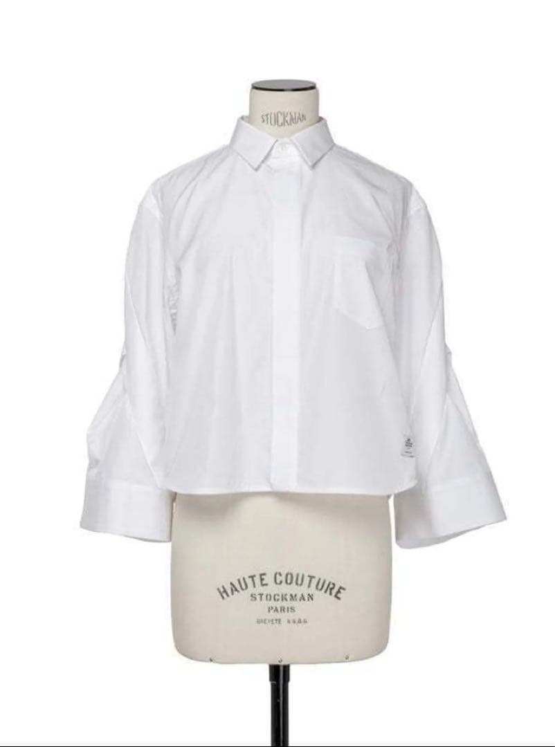 sacai THOMAS MASONコットンポプリンシャツ　ホワイト　23SS