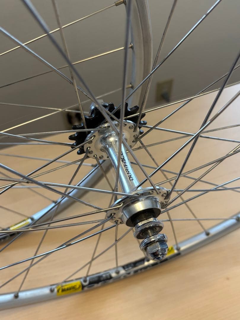 mavic open pro シルバー　36h ピストバイク　ホイールセット