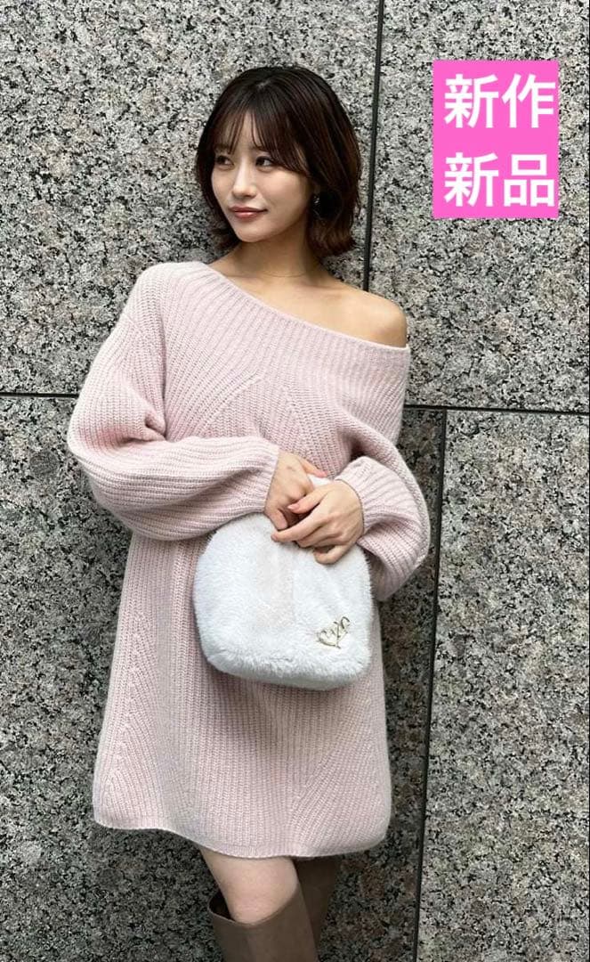 新作新品タグ付き　スナイデル♡ ラクーンミニニットワンピース