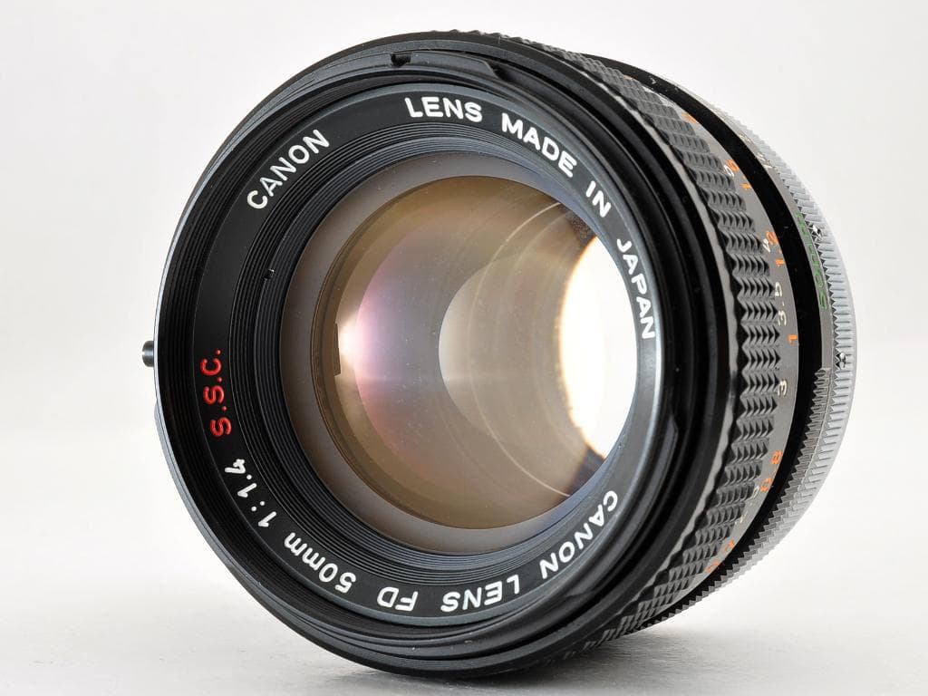 キヤノン AE-1 PROGRAM ブラック FD 50 f1.4 SSC 動確