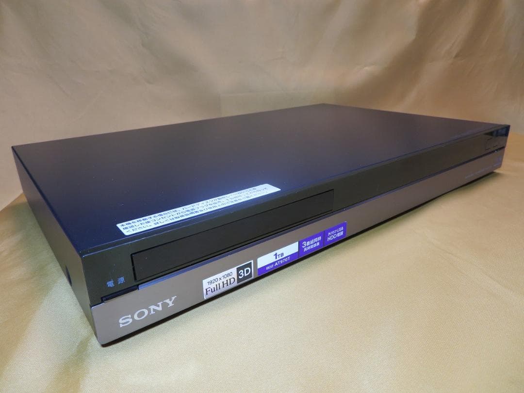 BDZ-AT970T HDD 2TB 増量換装済/ S映像入出力端子有