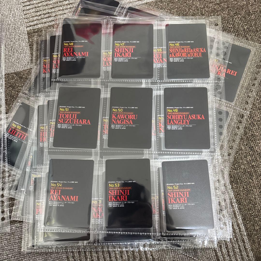 CBS 新世紀エヴァンゲリオン・カードダス　第1弾・第2弾、108種