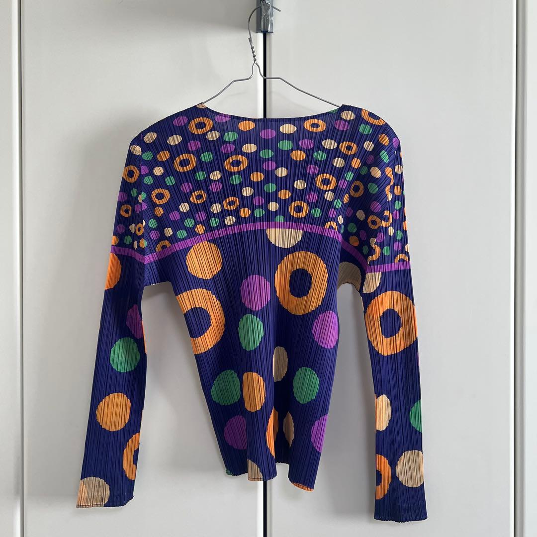 PLEATS PLEASE ISSEY MIYAKE 総柄 長袖 カットソー