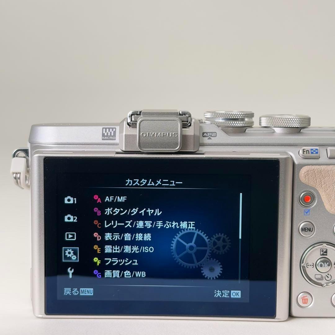 OLYMPUS オリンパス PEN E-PL8 ダブルレンズ シャッタ数475回