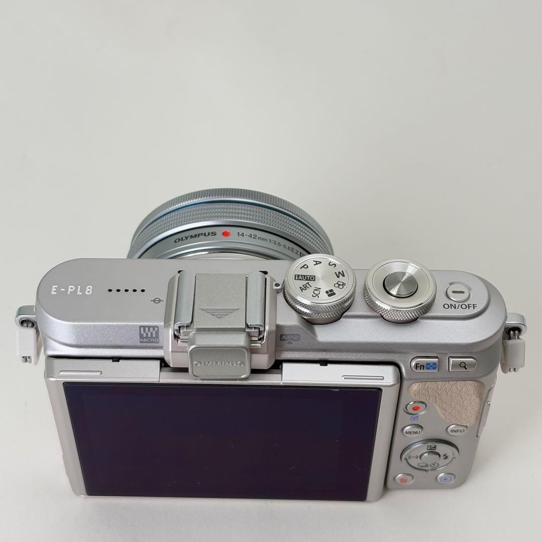 OLYMPUS オリンパス PEN E-PL8 ダブルレンズ シャッタ数475回
