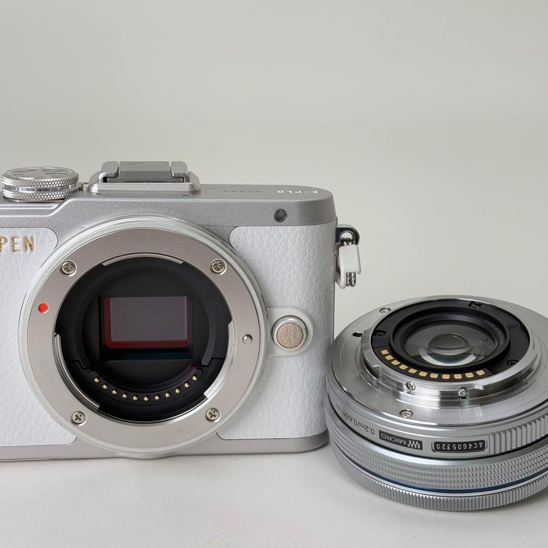 OLYMPUS オリンパス PEN E-PL8 ダブルレンズ シャッタ数475回