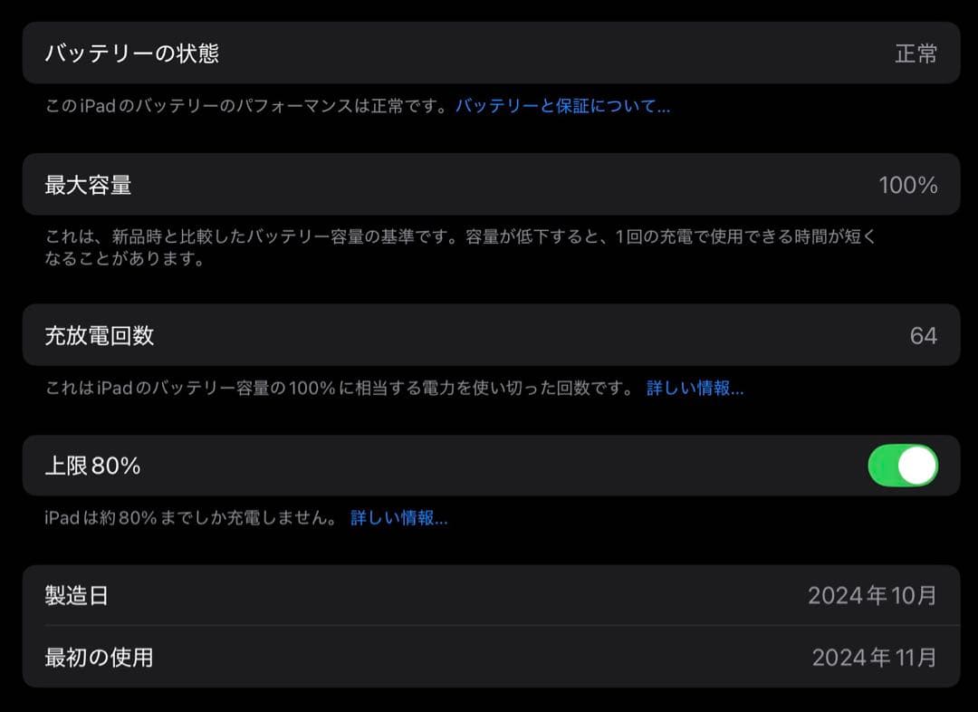 美品 iPad mini（第7世代）A17 Pro 128GB スペースグレイ