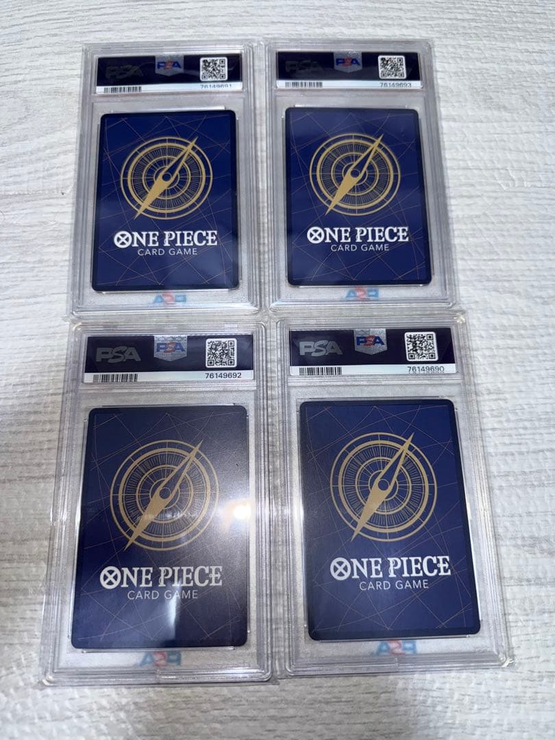 PSA10モンキー・D・ルフィ：チャンピオンシップセット2022 4枚セット