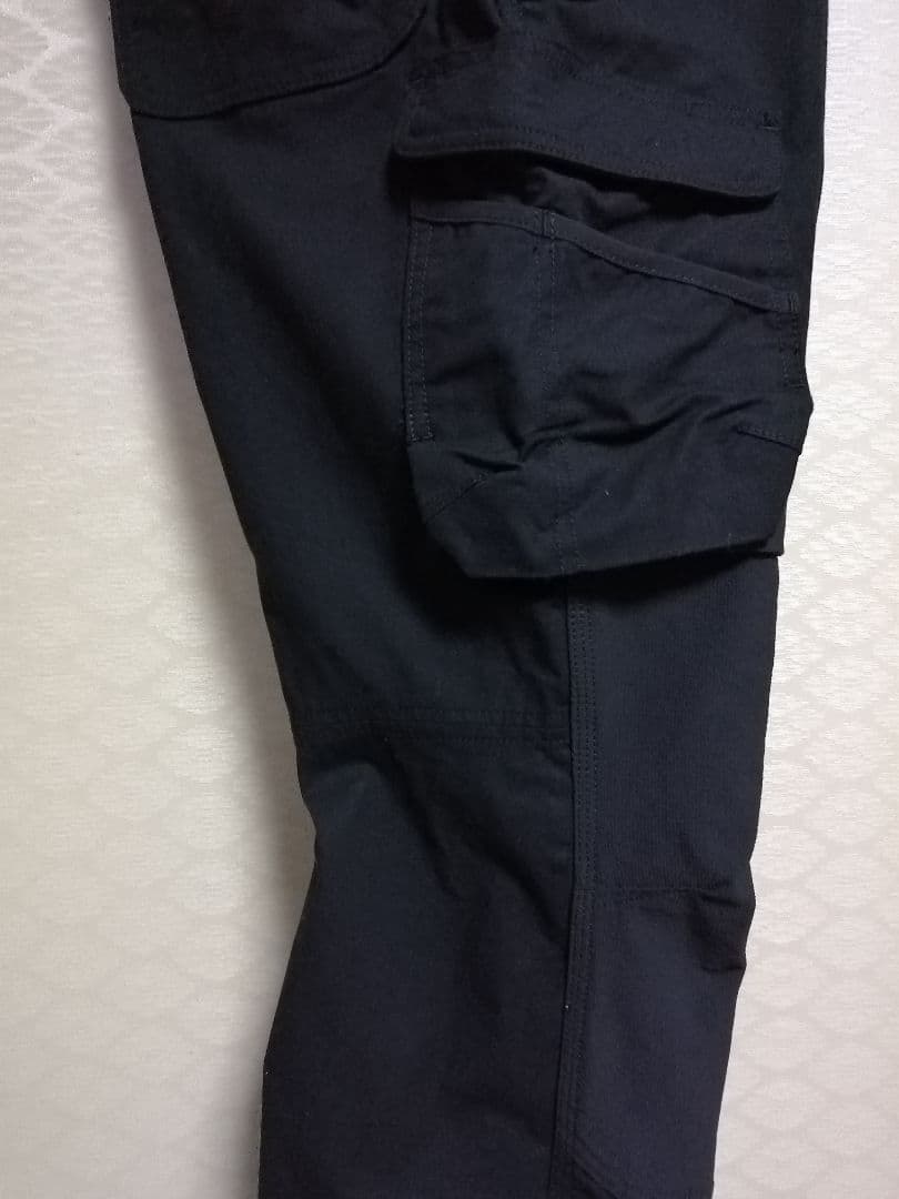 (4165)カーハートsteelカーゴ　ワークパンツ　ブラック　極美品
